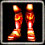 Red Chitin Armor Boots